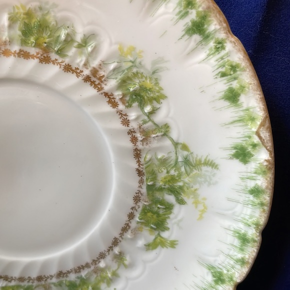 GDA Limoges France porcelain tea cup & saucer set antique - Picture 9 of 13